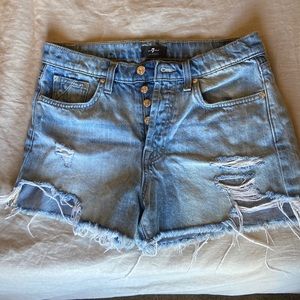 7 for all mankind shorts